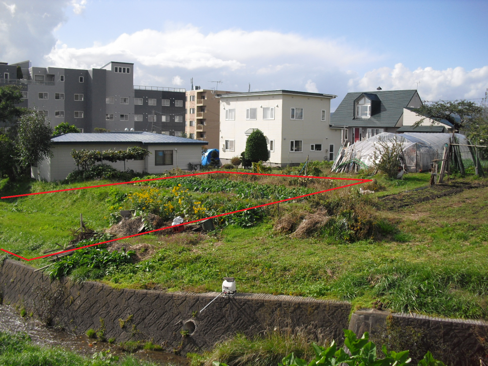 七飯町本町　売土地